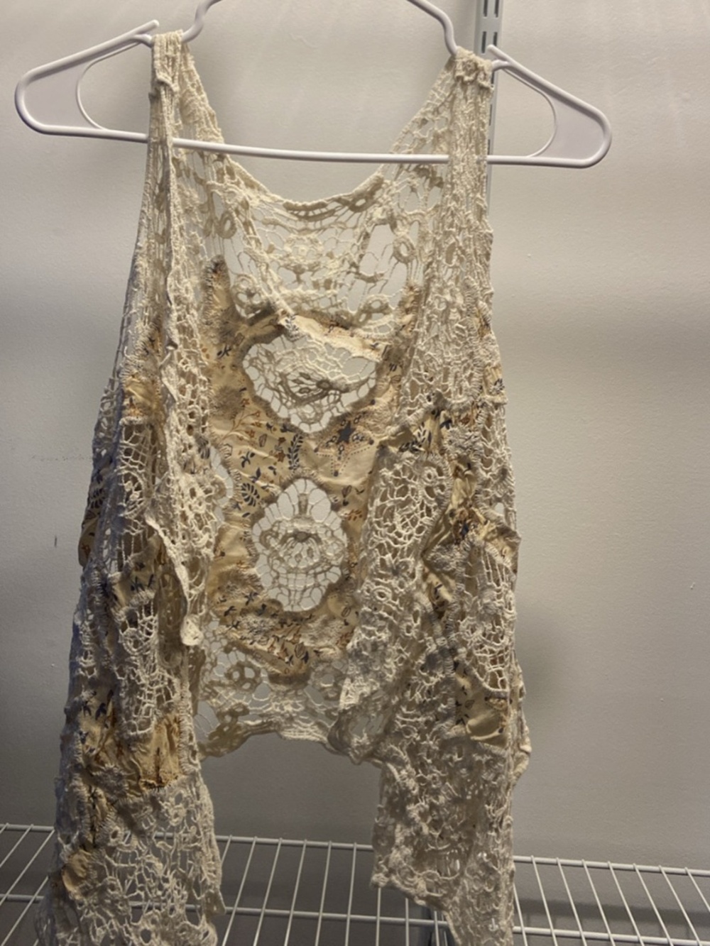 Justice Crochet Lace Vest